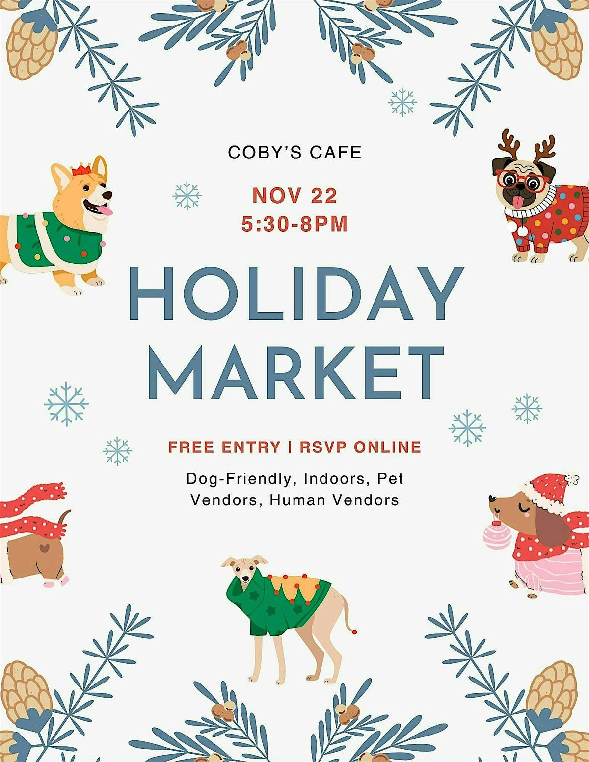 Holiday Market at Coby's Cafe