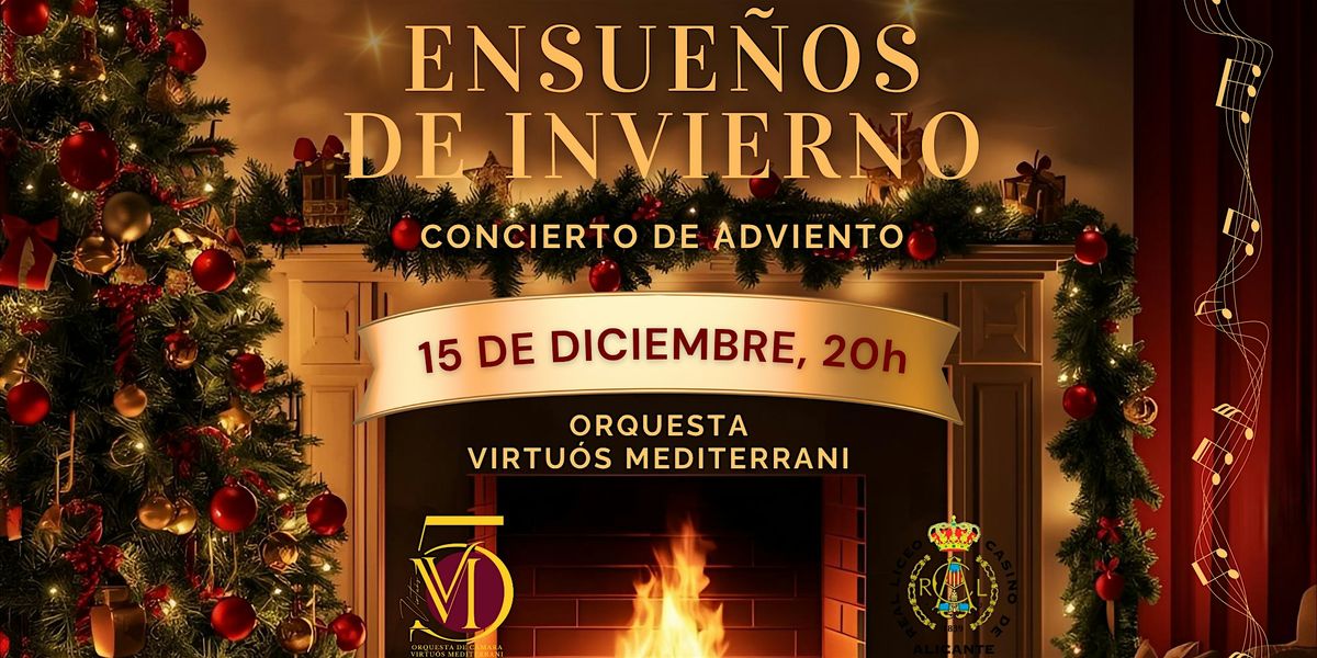 CONCIERTO DE ADVIENTO. ENSUE\u00d1OS DE INVIERNO.  Con VIRTU\u00d3S MEDITERRANI