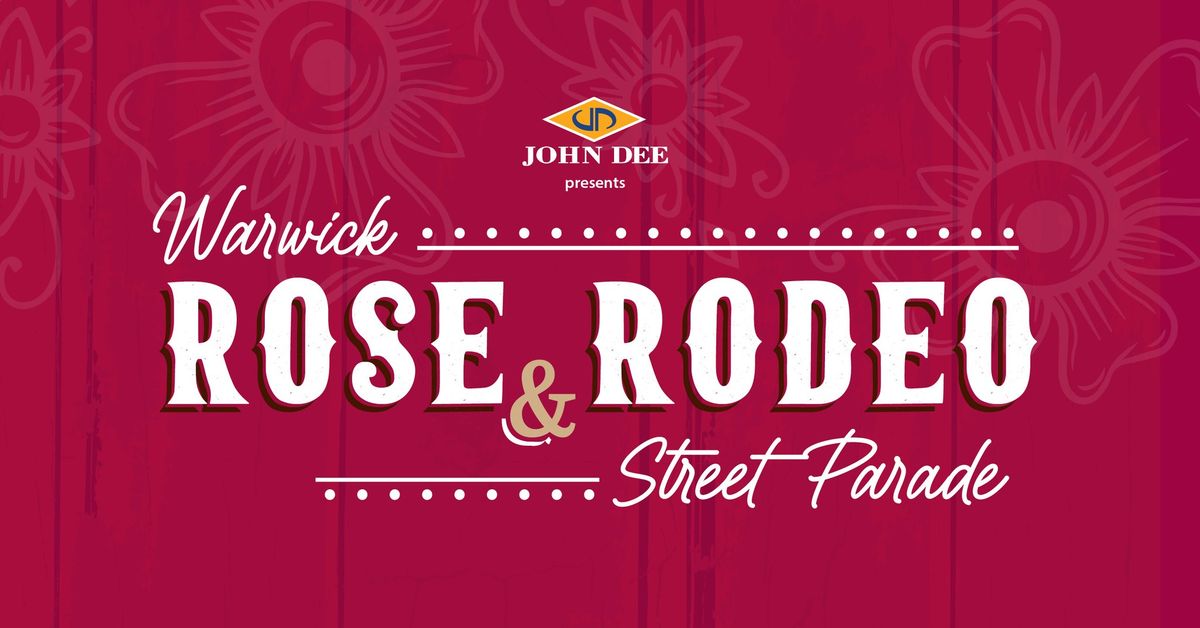 John Dee Warwick Rose and Rodeo Street Parade 2024