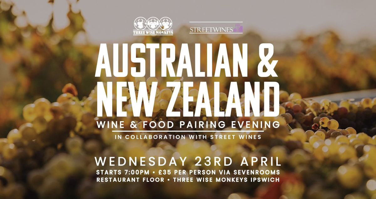 Australian & New Zealand Wine & Food Taster Evening