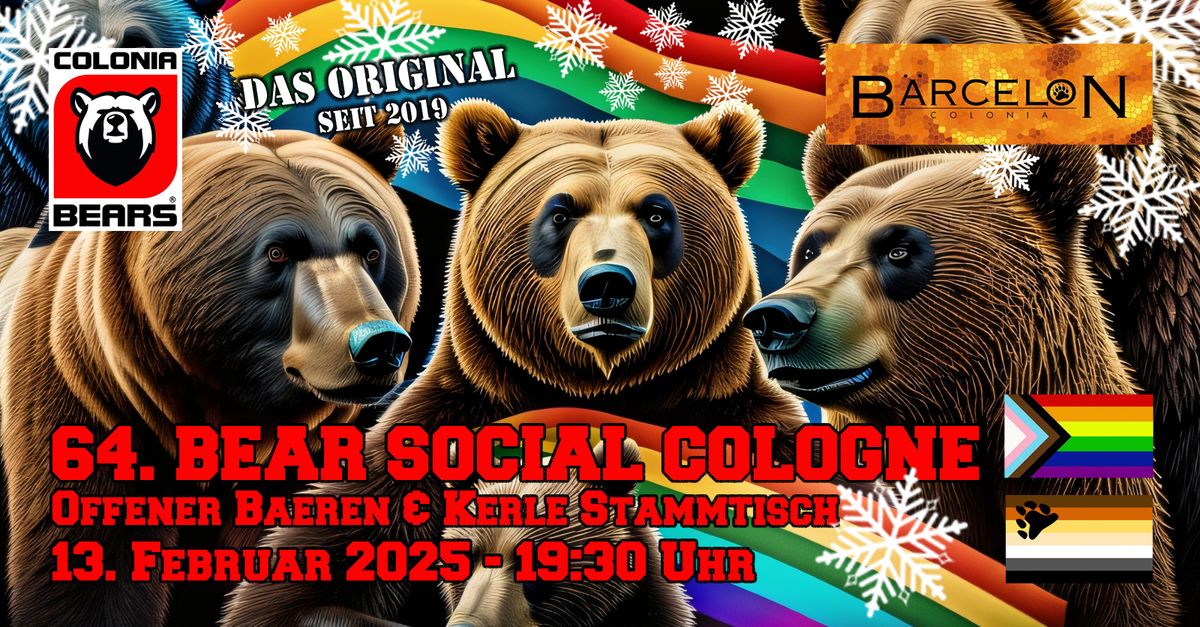 64. BEAR SOCIAL COLOGNE