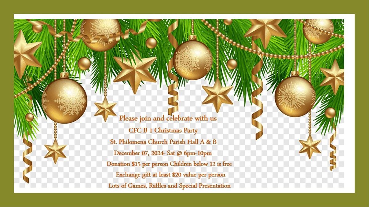 CfC SoCal B1 Christmas Party