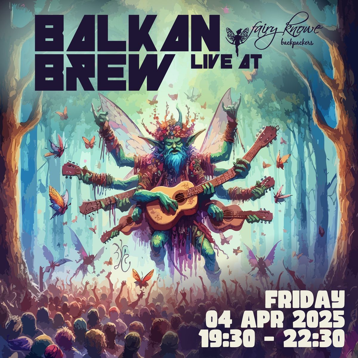 Balkan Brew live at Fairy Knowe Backpackers