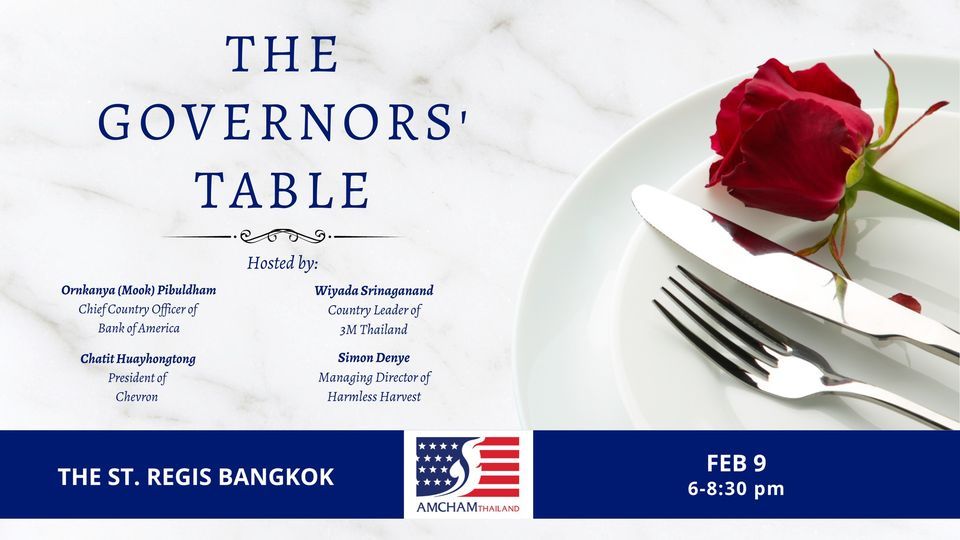 The Governors' Table @ The St. Regis Bangkok