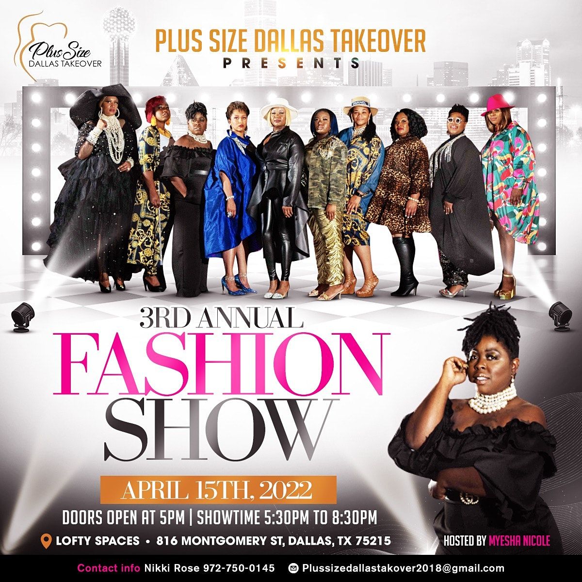 Plus Size Dallas Takeover 3rd Annual Fashion Show
