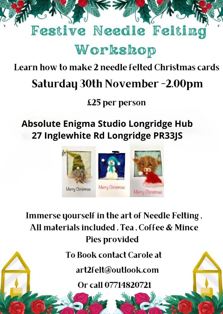 Festive Needle Felting Workshop