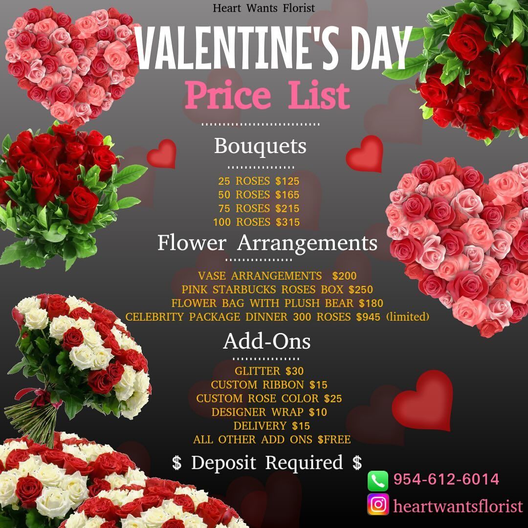 Valentine's Day Floral Arrangements