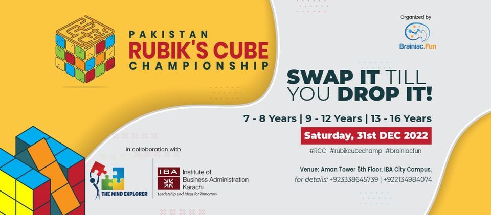 PAKISTAN RUBIK'S CUBE CHAMPIONSHIP