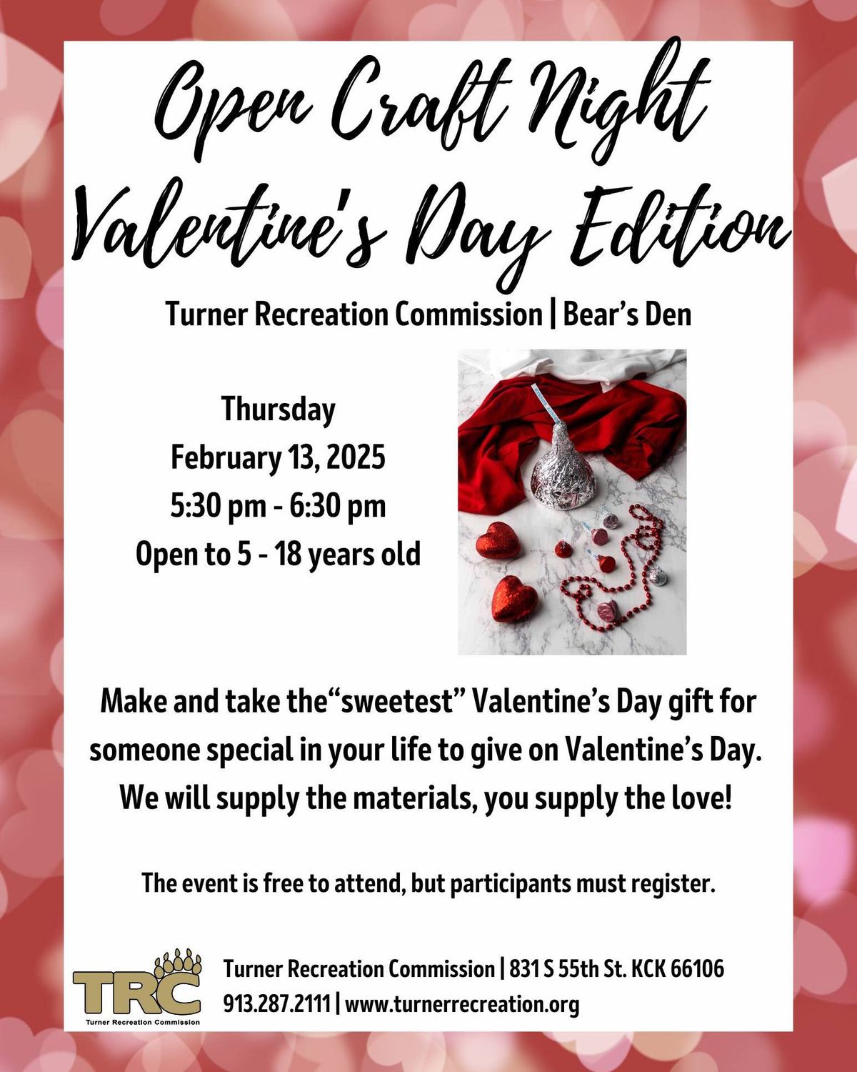 Open Craft Night: Valentine's Day Edition