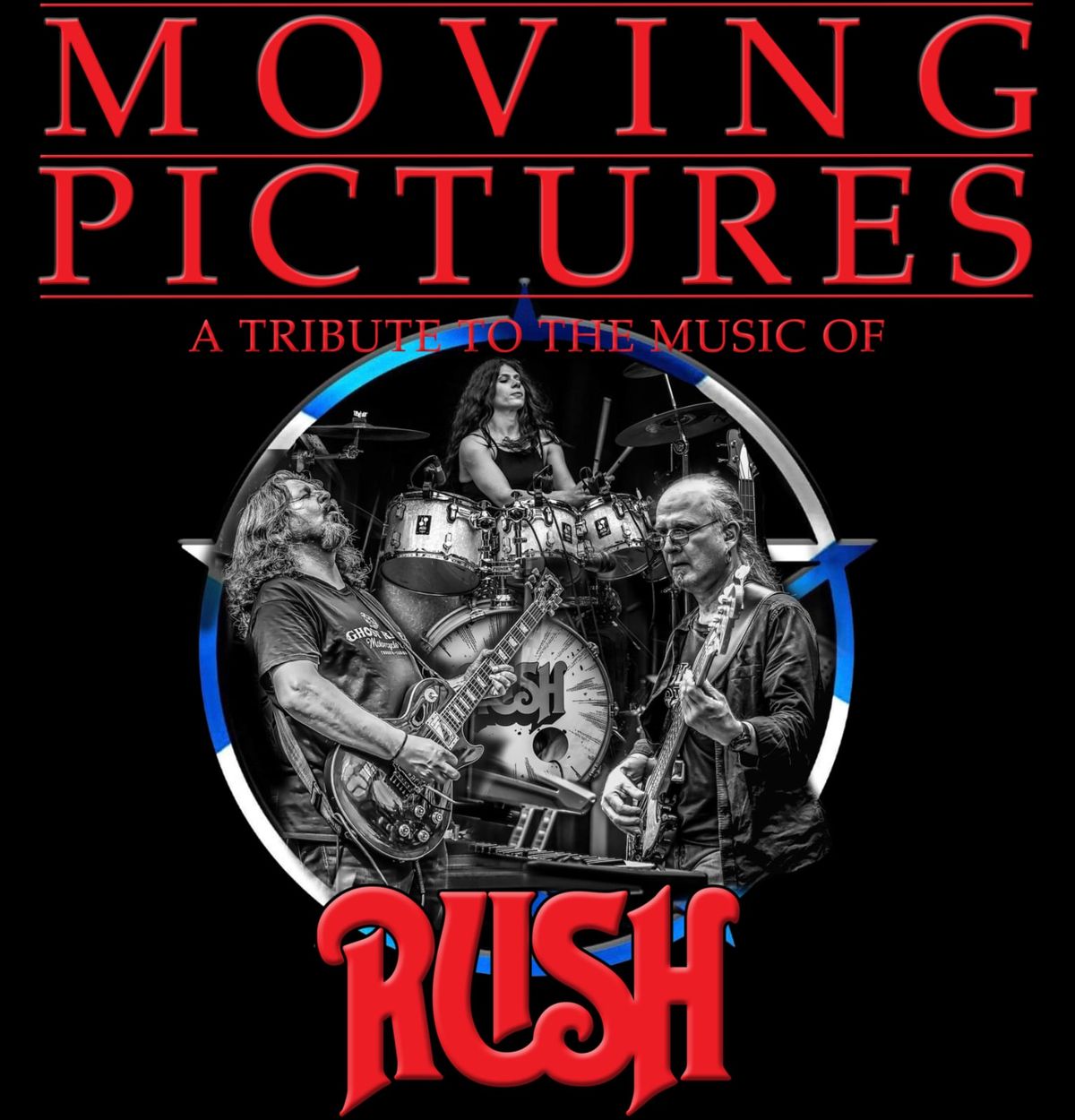 Moving Pictures RUSH tribute at Whiterock Hastings 