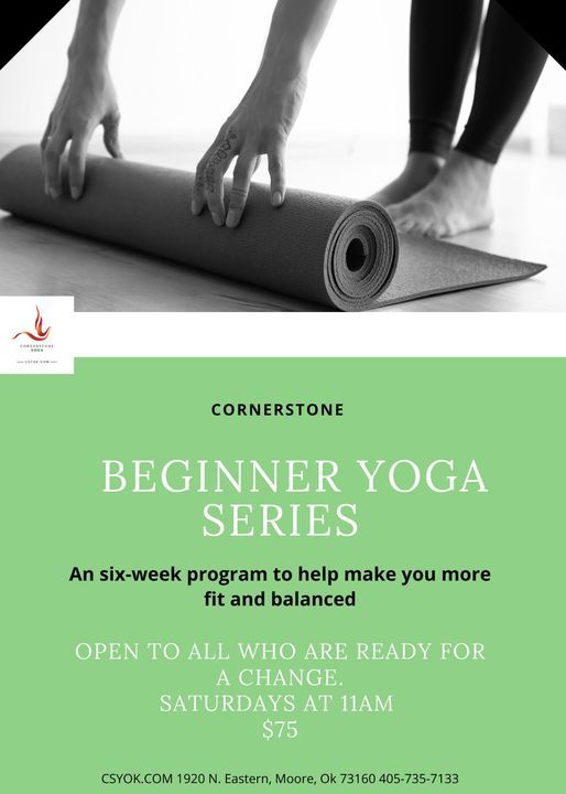 Beginner Yoga Series Cornerstone Yoga Norman 6 March 21