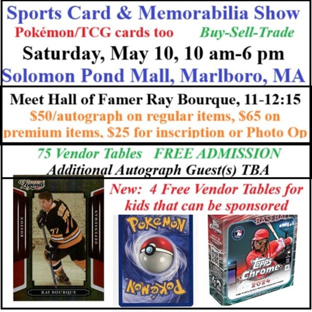 Free Admission Sports Card & Autograph Show