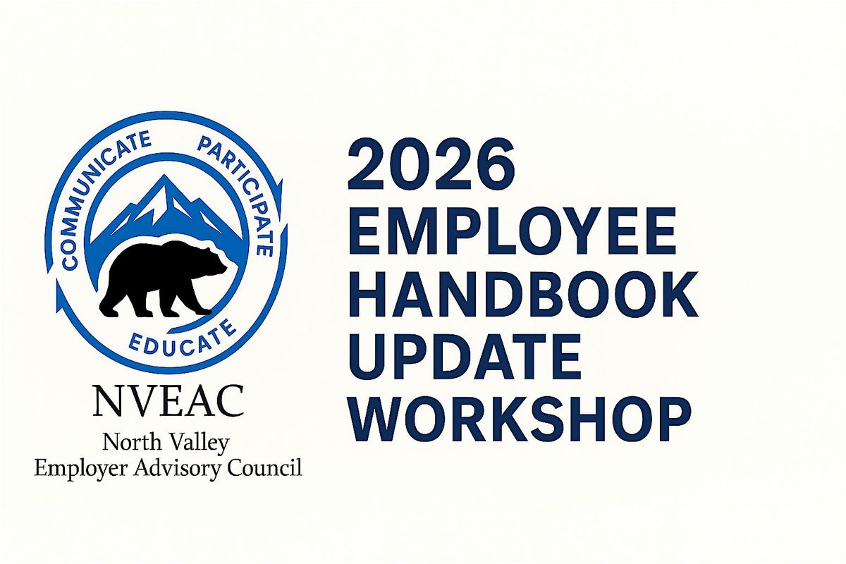 2026 Employee Handbook Update Workshop: What Every Employer Needs to Know