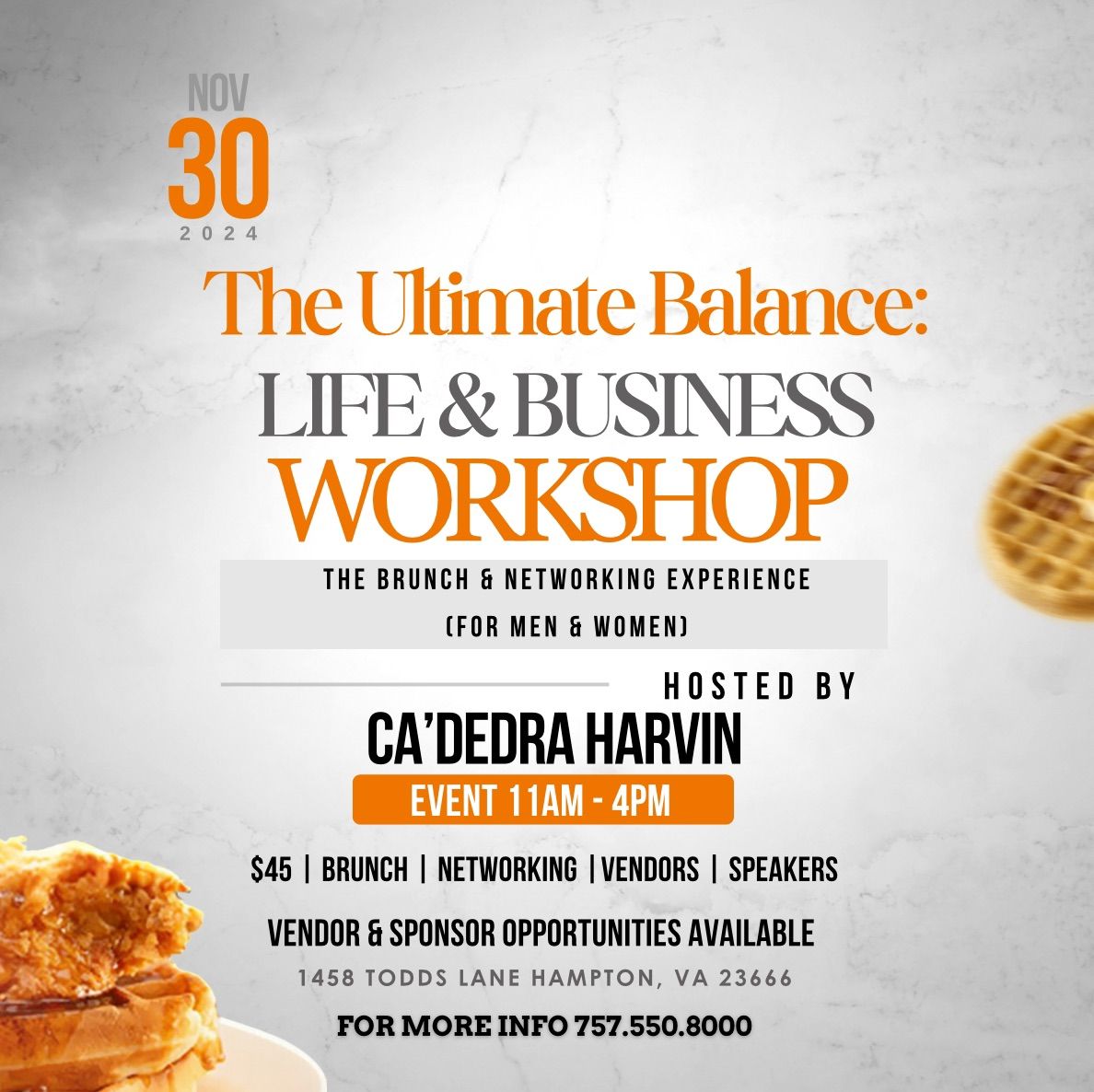 The Ultimate Balance: Life & Business Workshop