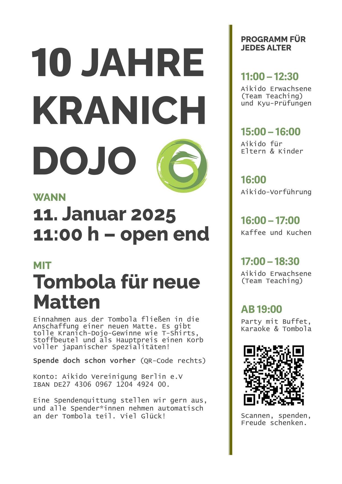 10 Jahre Kranich-Dojo