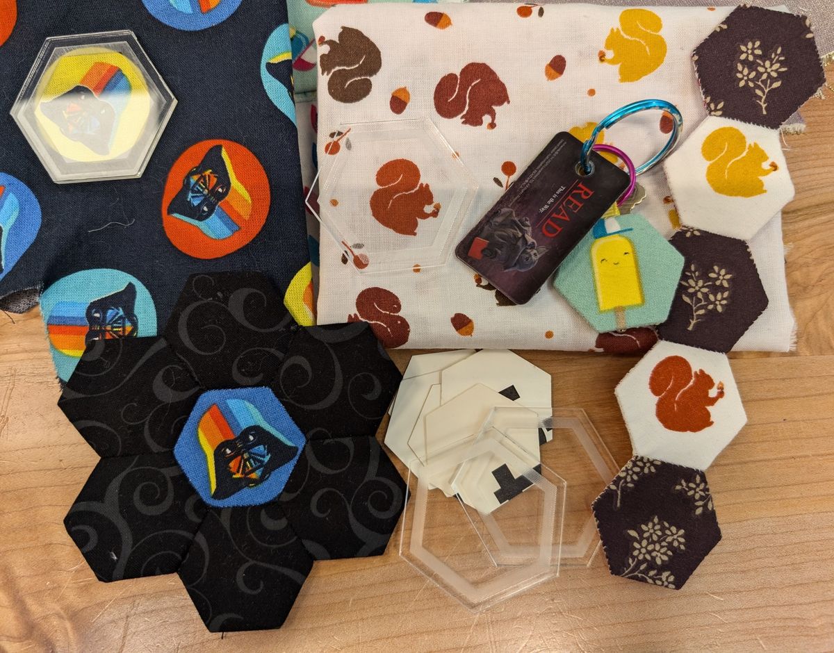 Sewing with Quilting Hexagons