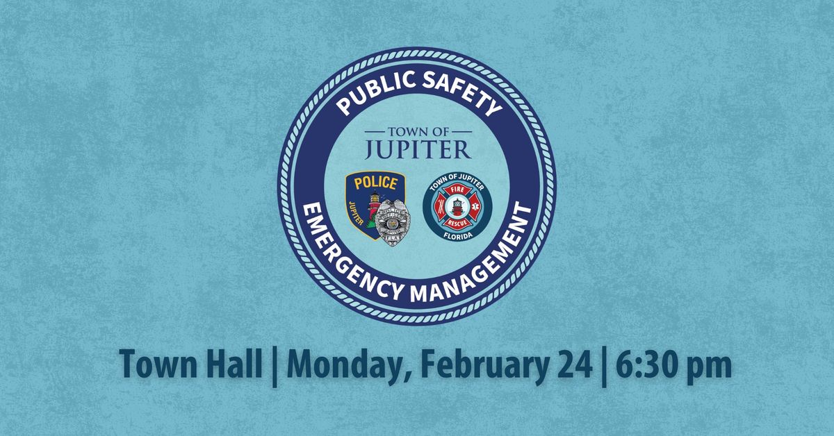 Public Safety Town Hall at Jupiter Christian School