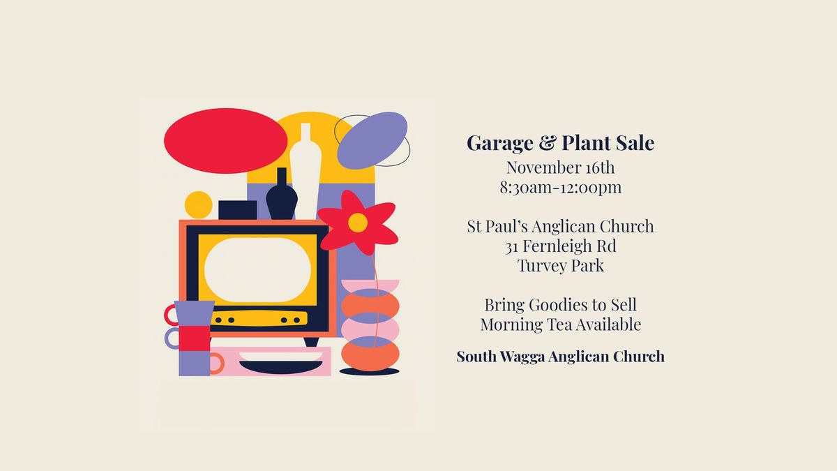 Garage & Plant Sale