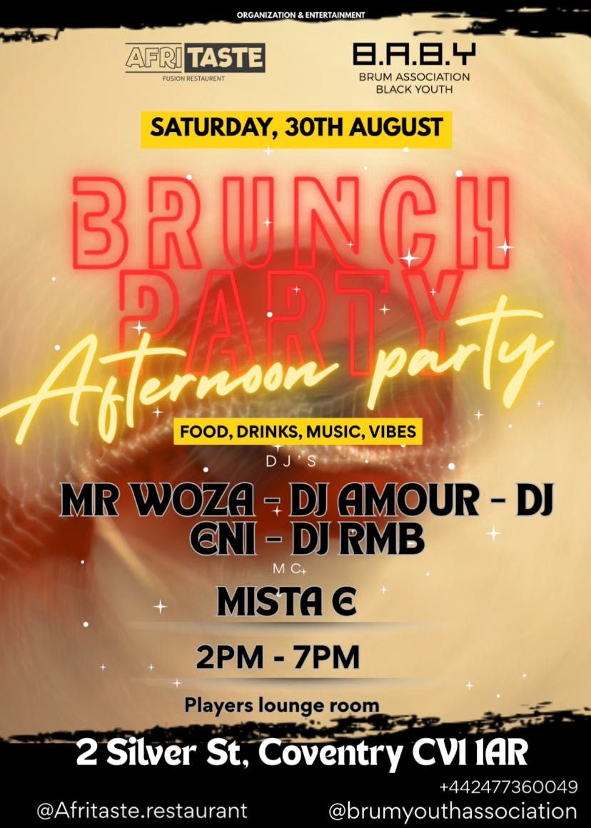 Coventry - BRUNCH PARTY