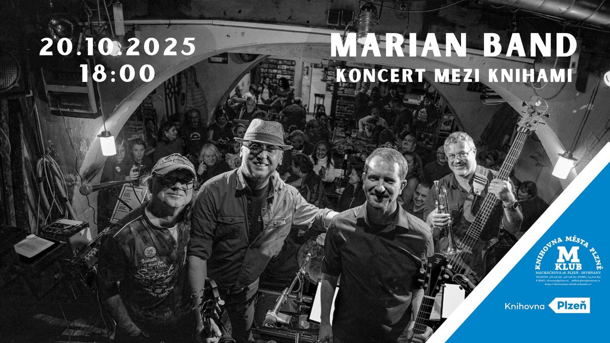 MARiAN Band: Koncert mezi knihami