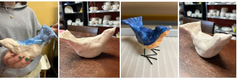 Garden Bird Clay Class