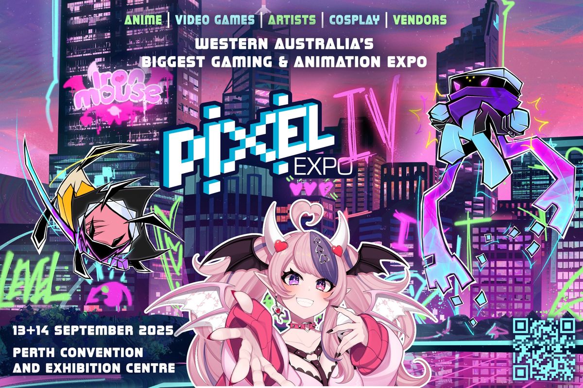 Pixel Expo: IV [SEP 13+14] | WA's BIGGEST Gaming & Animation Expo