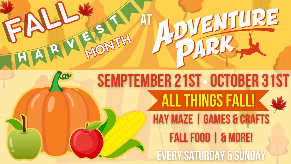 Fall Harvest Month OPENING!