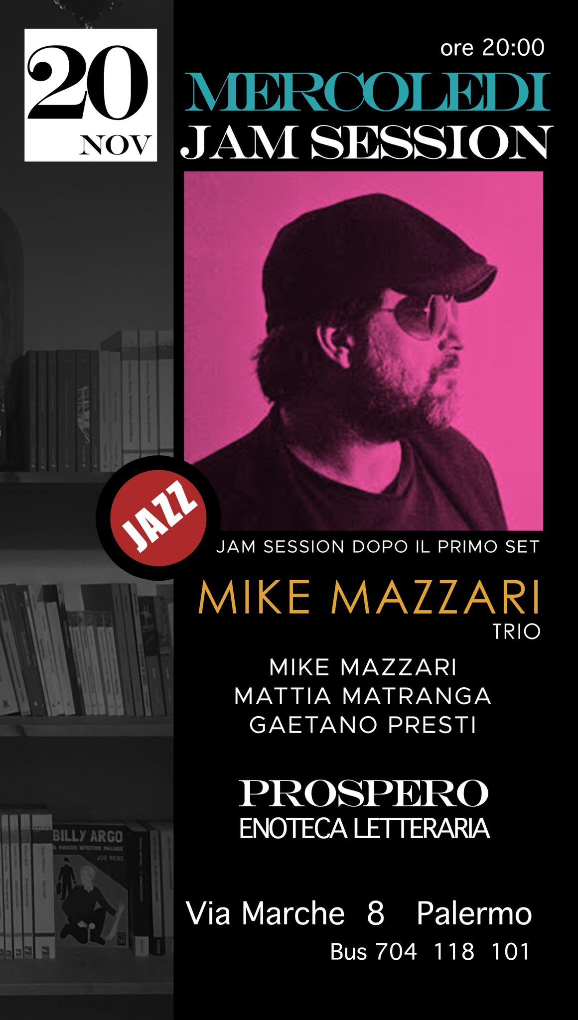 Mike Mazzari Trio e Jam Session