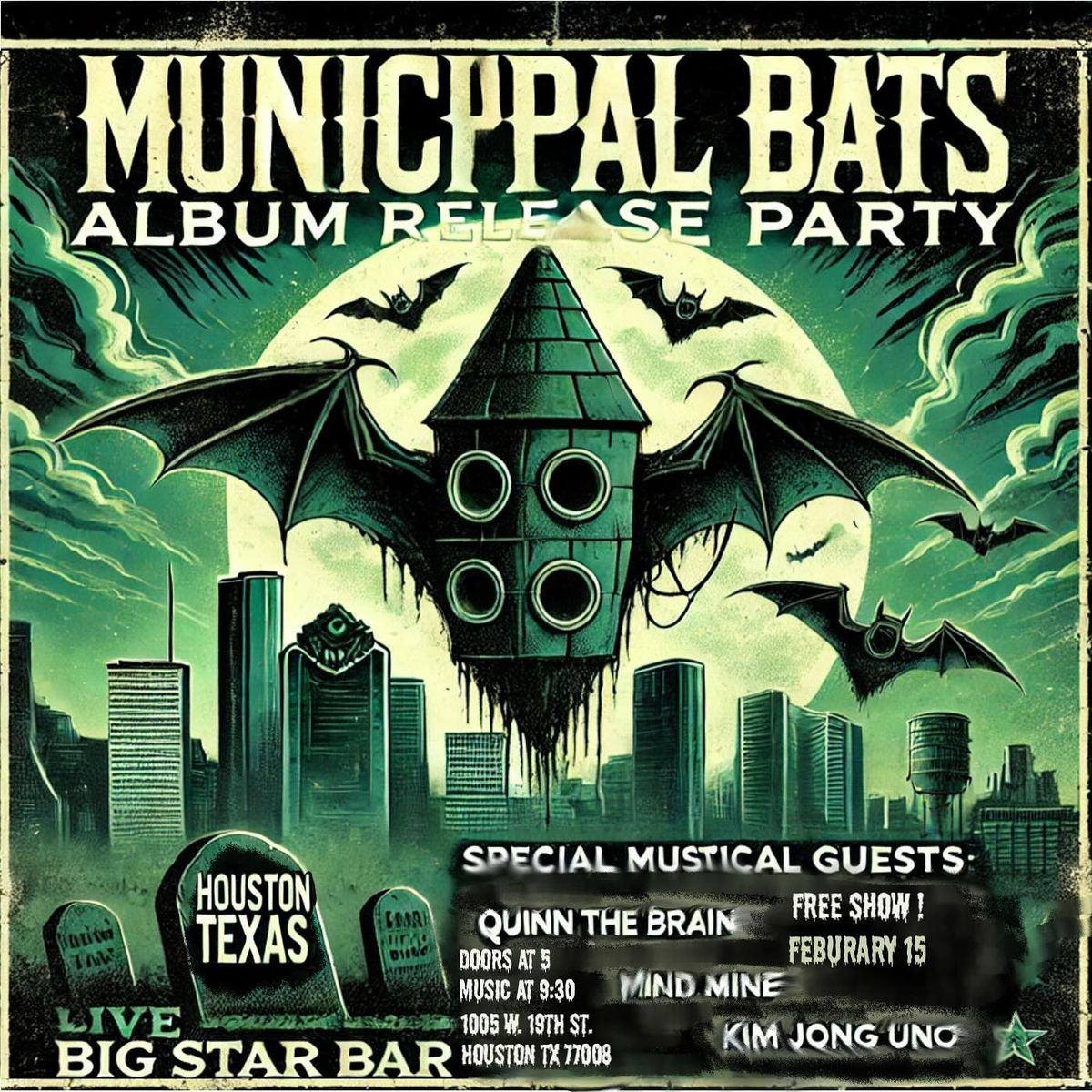 MUNICPPAL BATS ALBUM RELE SE PARTY