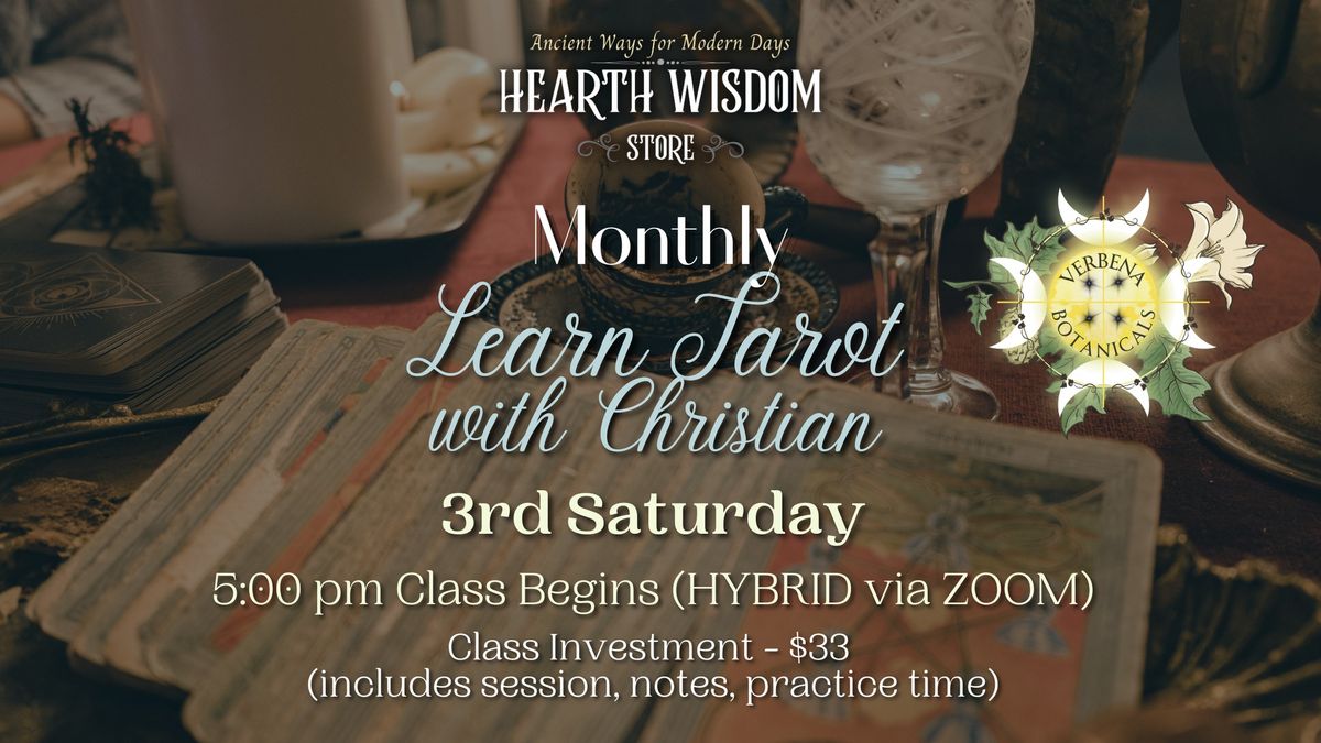 Monthly Tarot Class