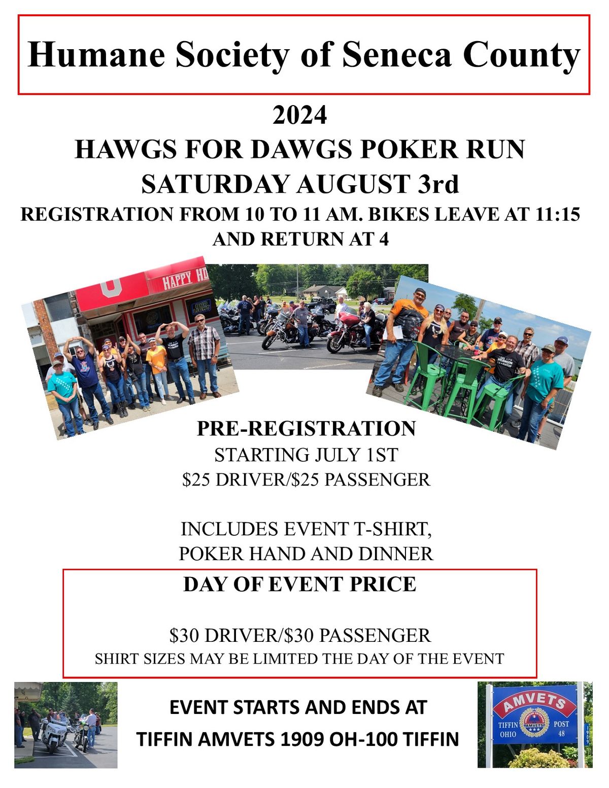 2024 Hawgs for Dawgs Poker Run