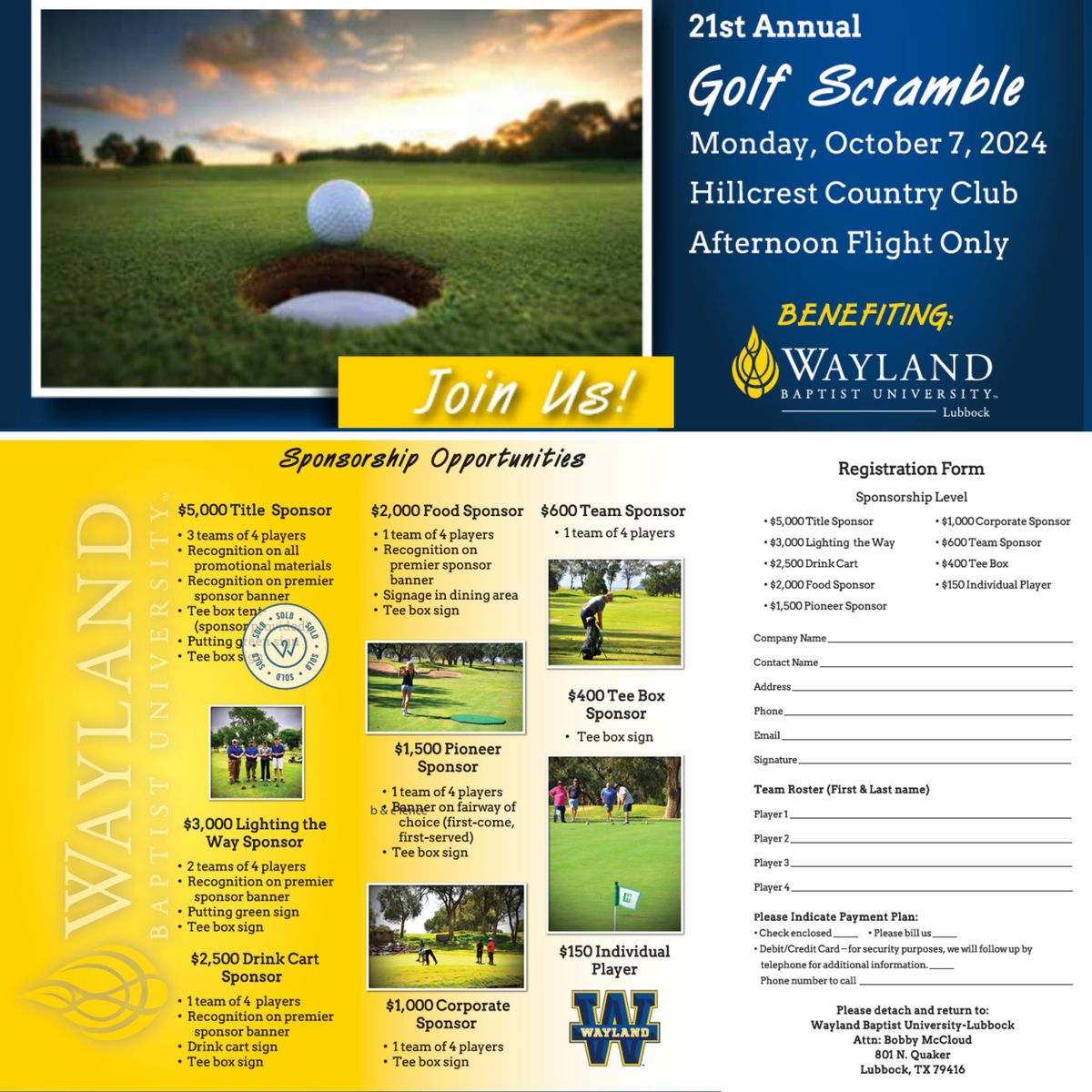 21st Annual Golf Scramble