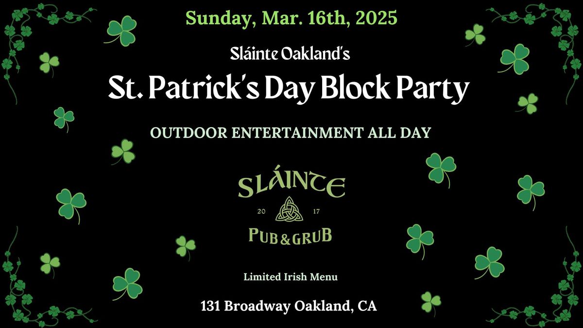 St. Patrick's Day Block Party