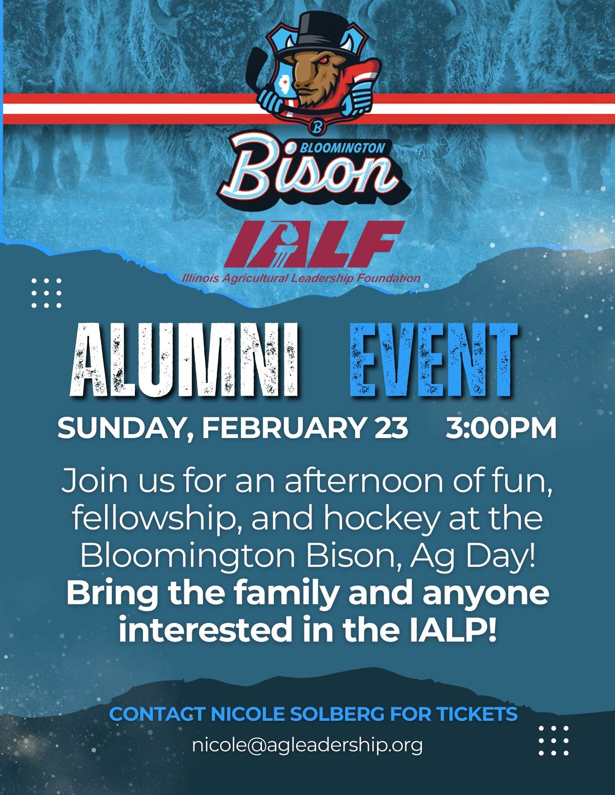 Bloomington Bison Alumni Hockey Night