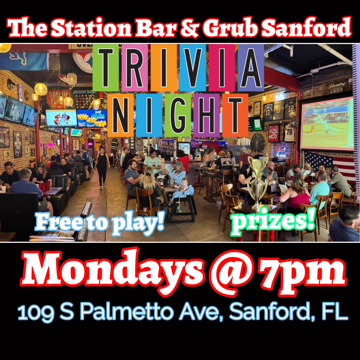 Trivia Night @ The Station Bar & Grub!