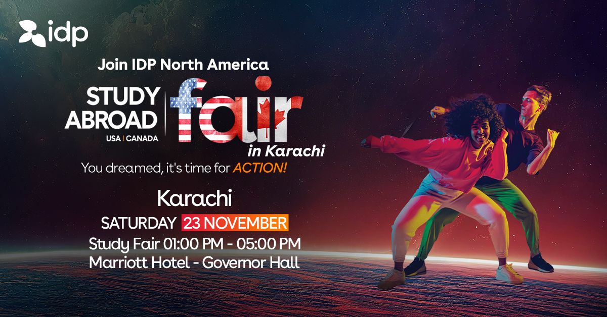 Join the IDP North America Fair in Karachi