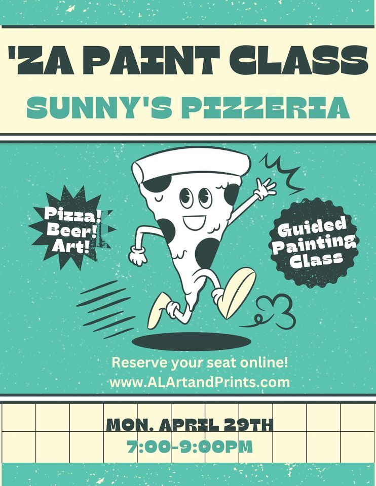 'Za Paint Class! at Sunny's Pizzeria 4\/29\/24