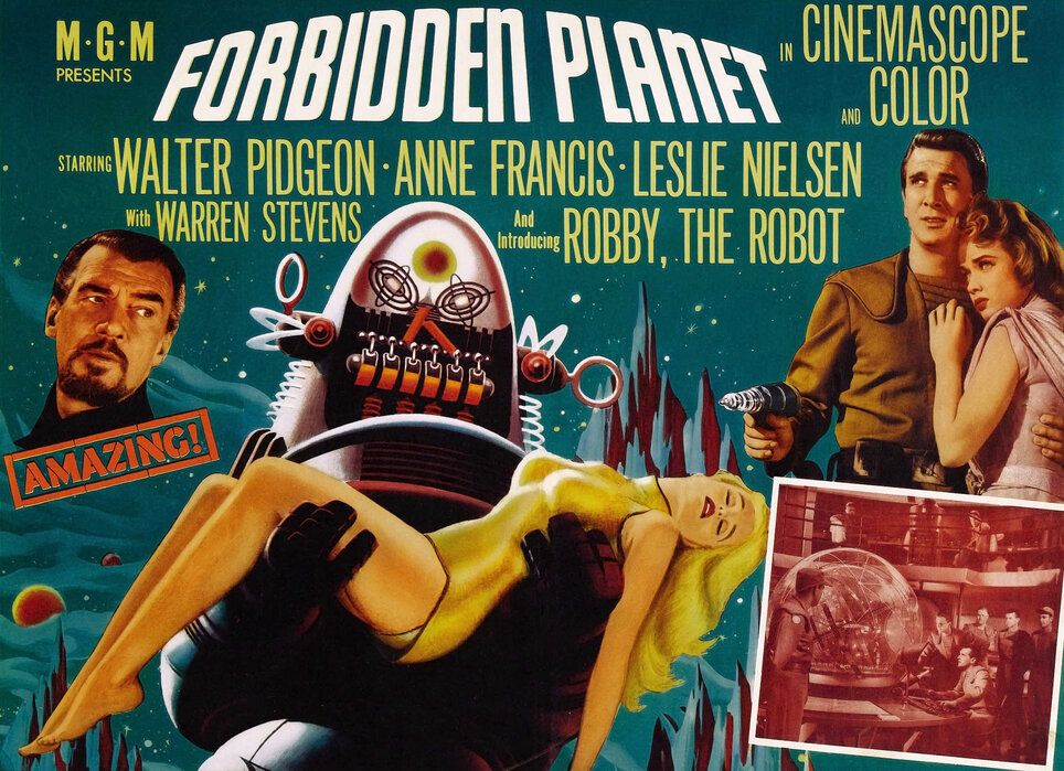 FORBIDDEN PLANET + ROBBY THE ROBOT IN PERSON + PUPPETOONS