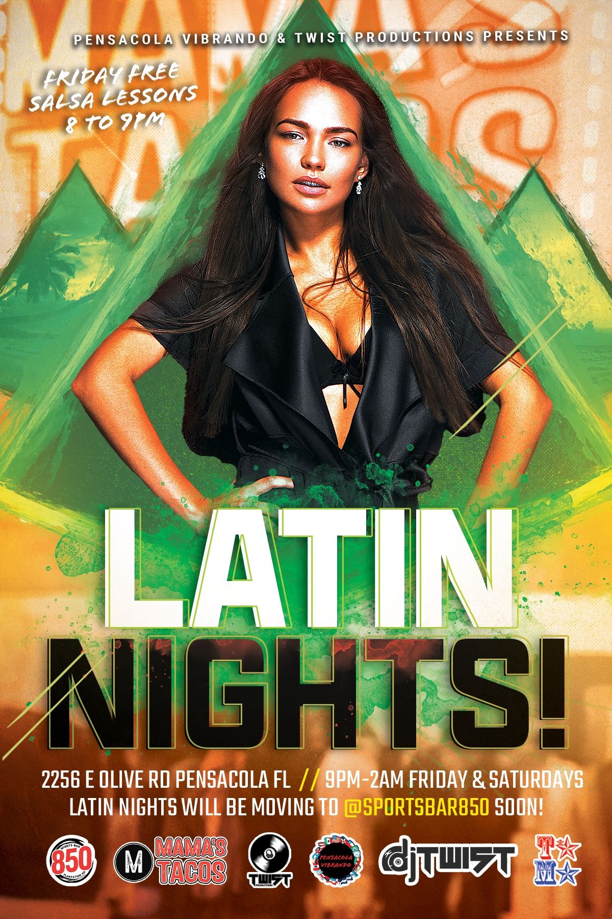 Latin Night Friday & Saturdays ? at Mama's Tacos ?\ufe0f