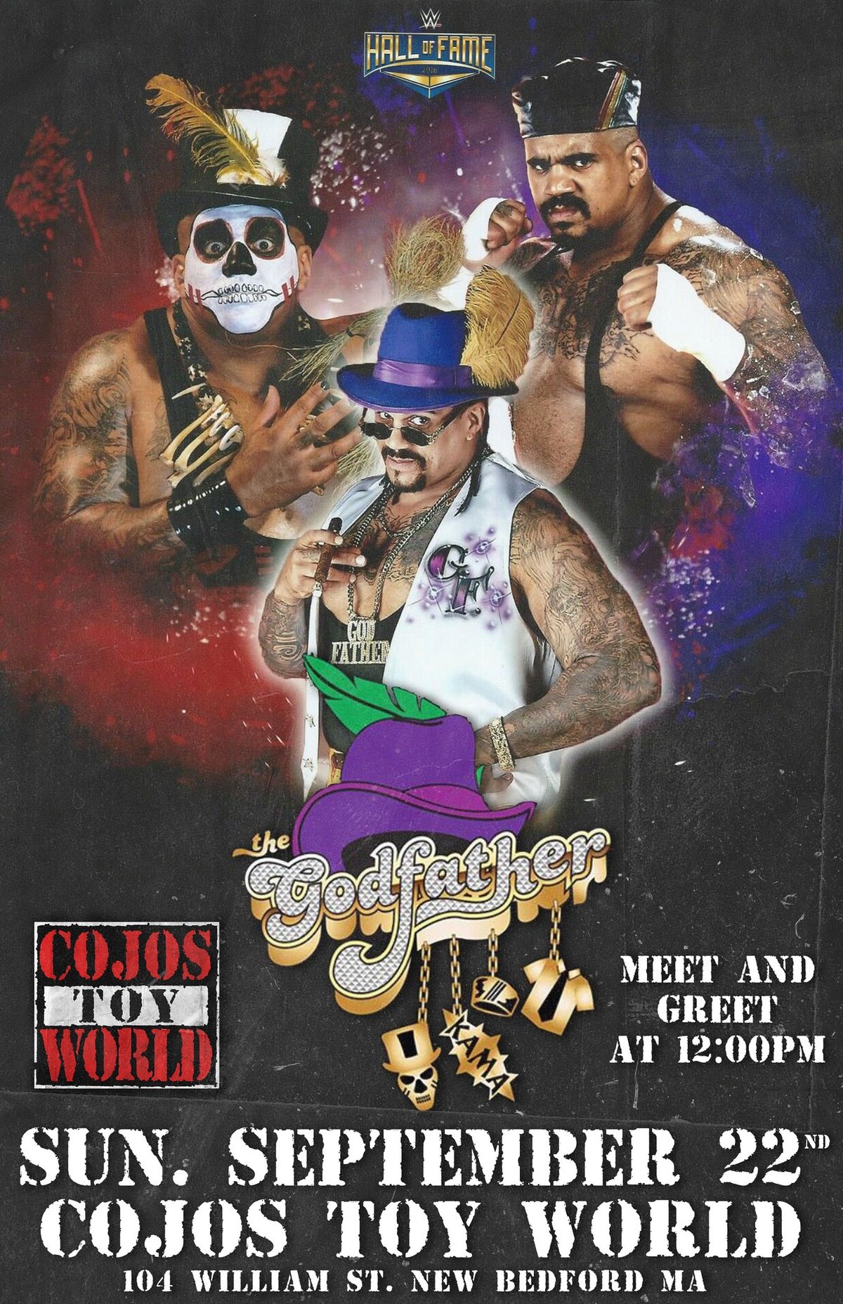 Meet & Greet w\/ WWE Hall of Fame Legend The Godfather \/ Papa Shango \/ Kama