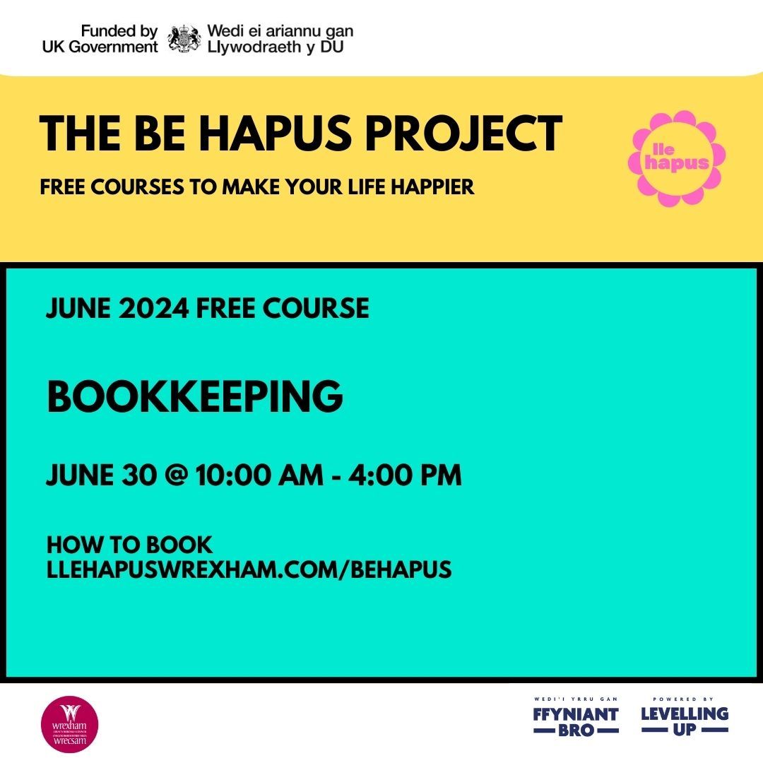 Bookkeeping \u2013 1 Day Course (June)