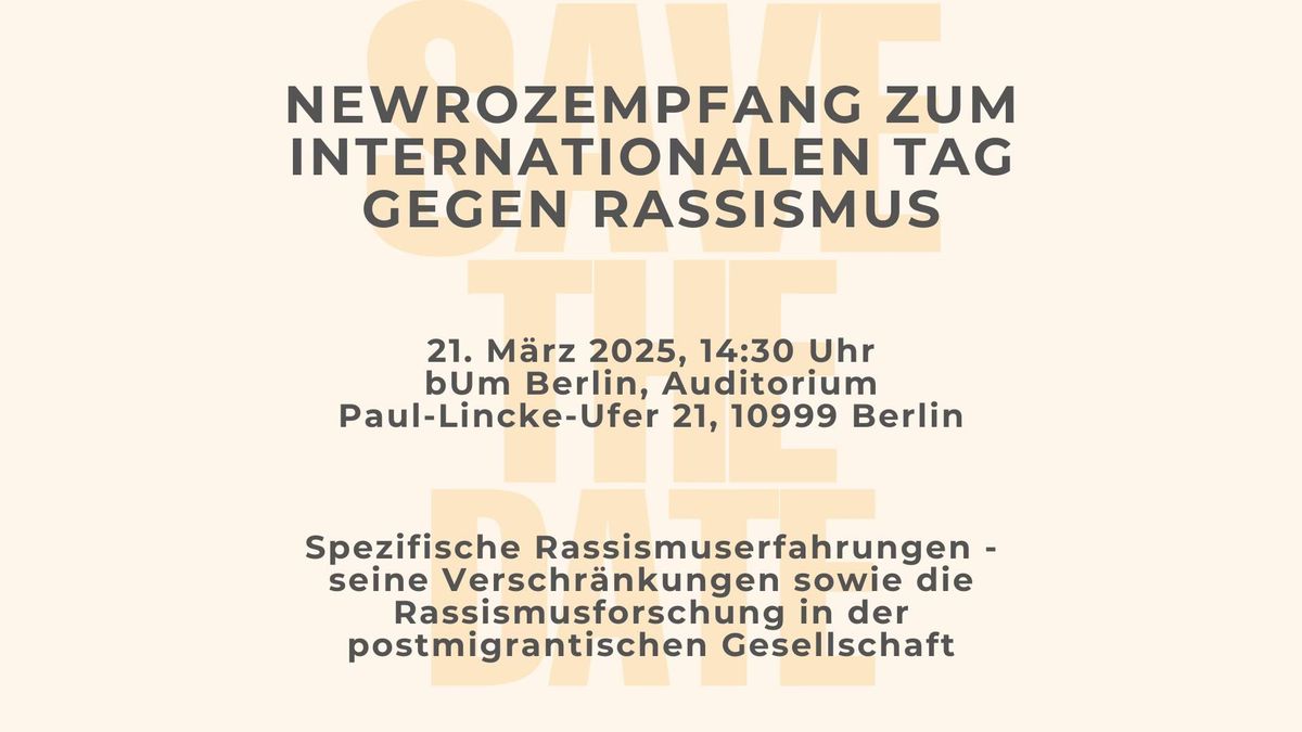 Newrozempfang zum internationalen Tag gegen Rassismus 