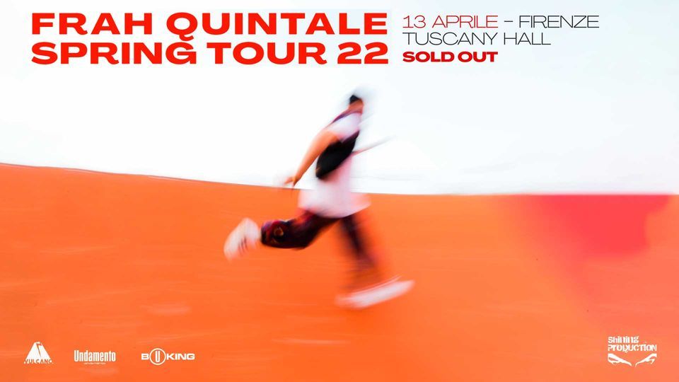 SOLD OUT - Frah Quintale | Banzai Tour 13.04.2022 @ Firenze, Tuscany Hall