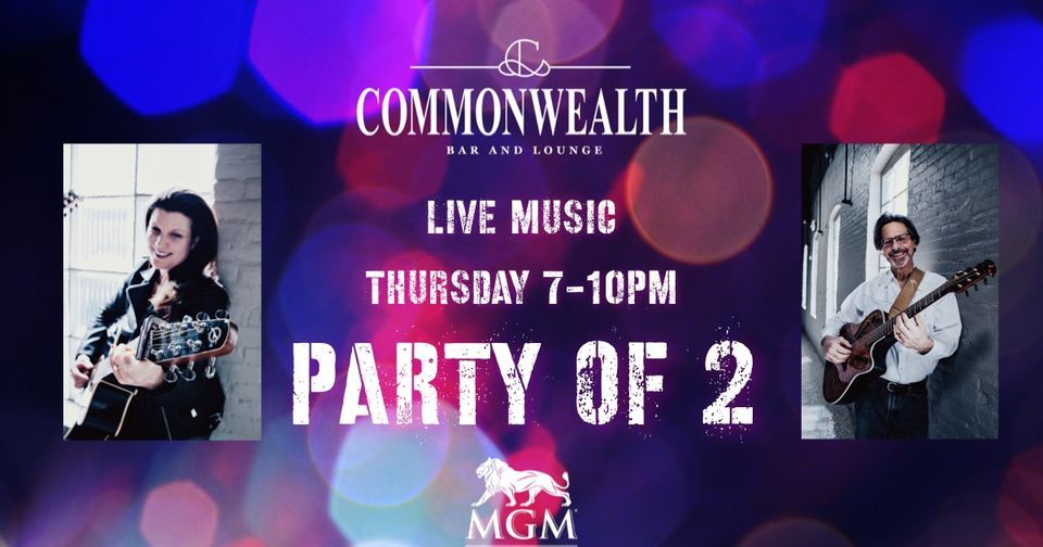 PARTY of 2 Live at the Commonwealth Bar and Lounge