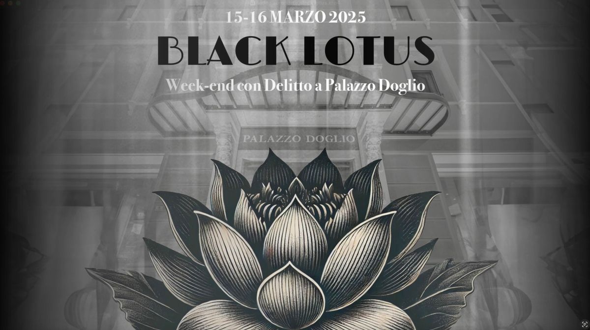 Black Lotus: Primo Weekend con Delitto in Sardegna