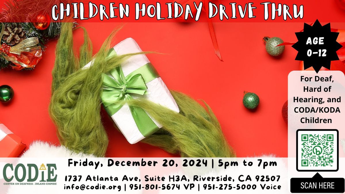 Children's Holiday Drive-Thru