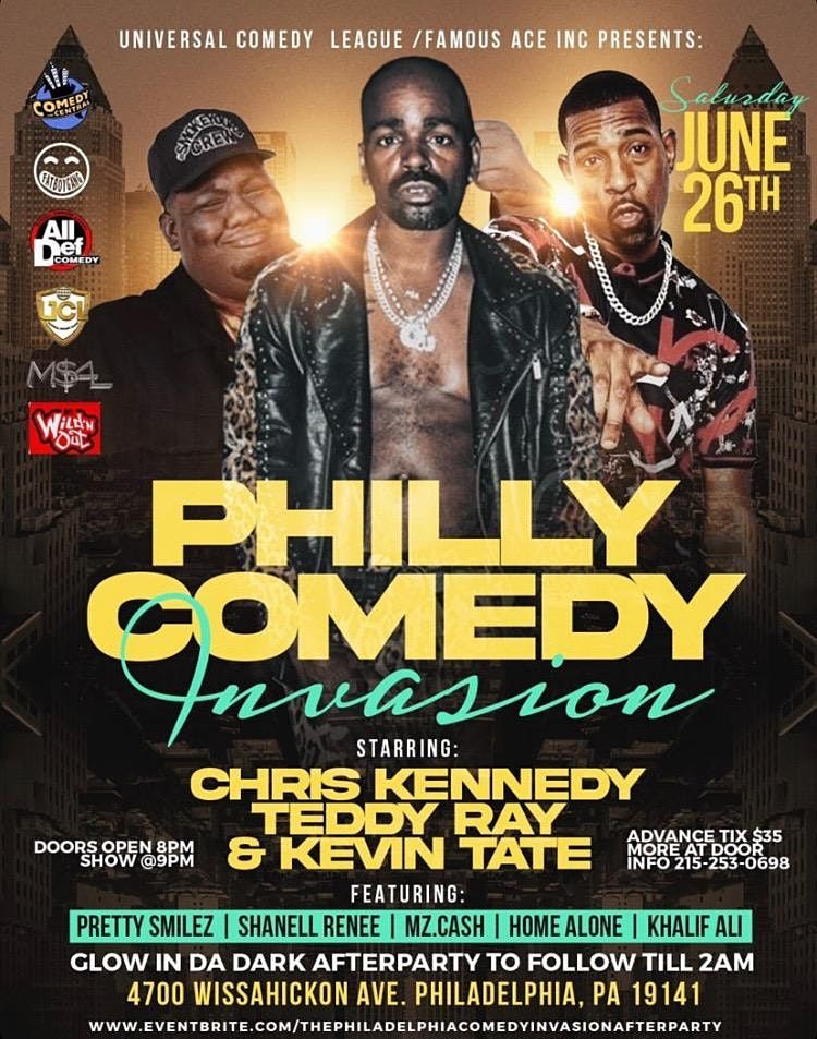 THE PHILLY COMEDY INVASION & Glow-in-the-Dark After Party