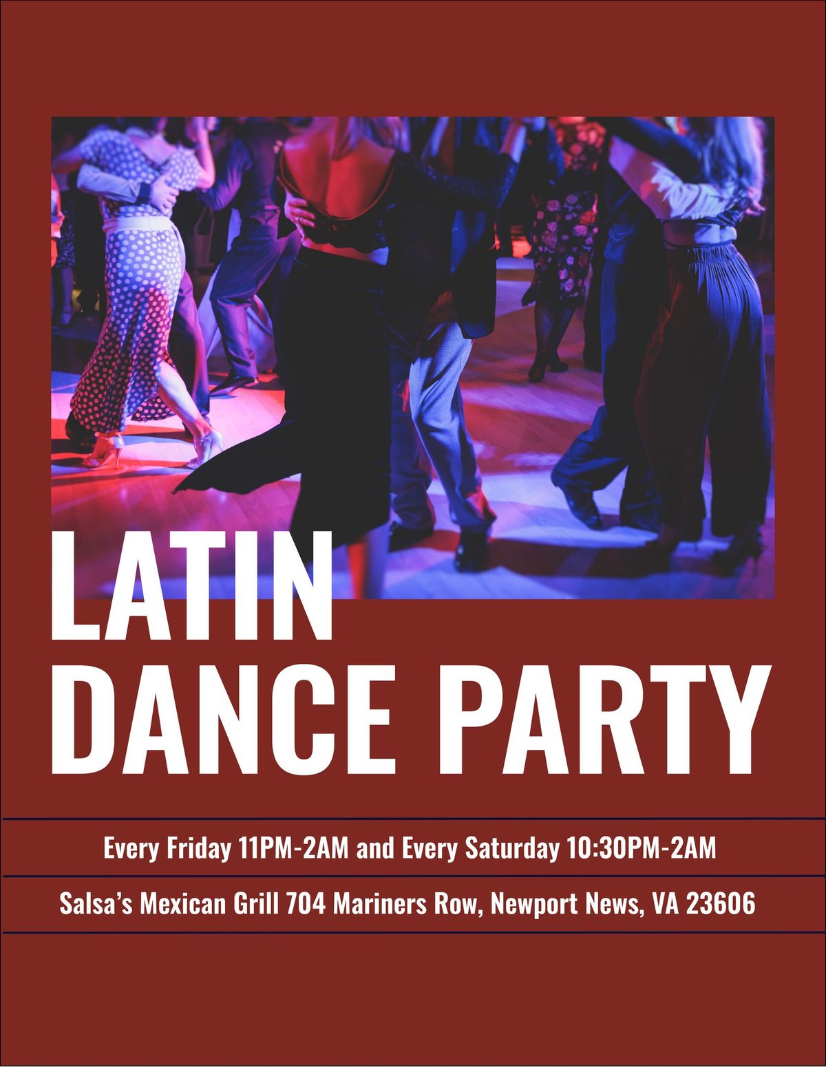 Salsa's Latin Dance Party