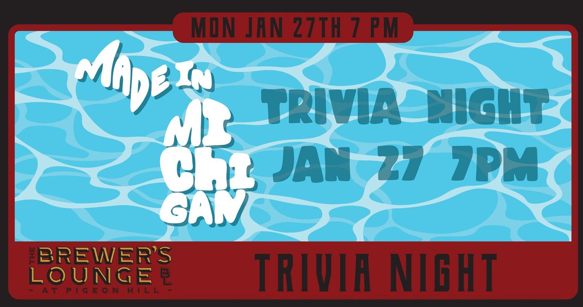 Trivia Night: Made in Michigan