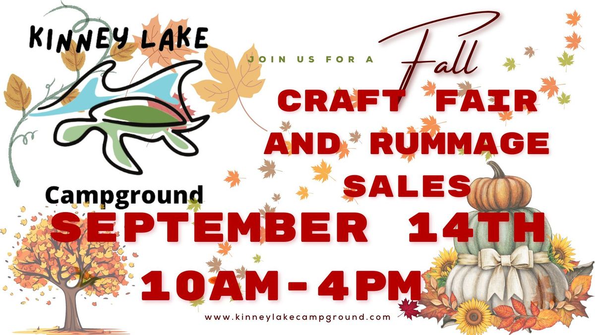 Fall Craft\/Rummage Sale at Kinney Lake Campground